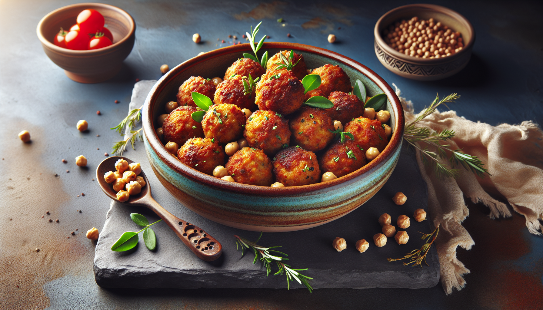 polpette di ceci al forno